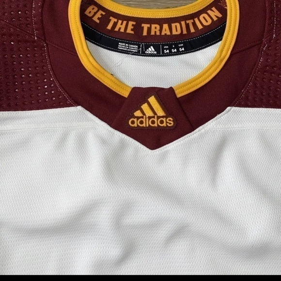 Arizona State ASU NCAA Adidas Hockey Jersey Made In Canada Size 54 NWT GU2860 - Picture 2 of 5